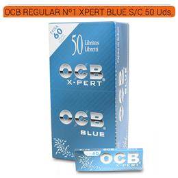 OCB REGULAR Nº1 XPERT BLUE S/C 50 Lib.