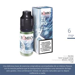 BOMBO E-LIQUID ZERO 06 mg 10 ml 1 Ud.