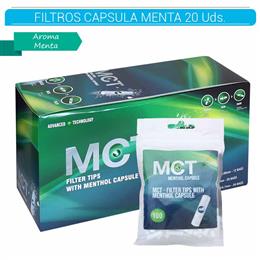 MCT FILTROS CAPSULAS MENTA 20 Uds. MCT4