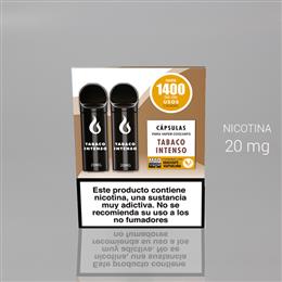 COOL VAPS Q-POD KIT 2 RECARGAS TABACO INTENSO 20mg 1 Ud.QPD018