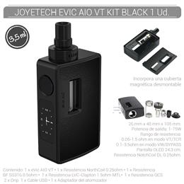 JOYETECH EVIC AIO VT KIT BLACK 1 Ud. [403623]