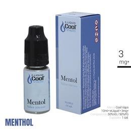 COOL VAPS E-LIQUID MENTHOL 03 mg 10 ml 1 Ud. CVP002