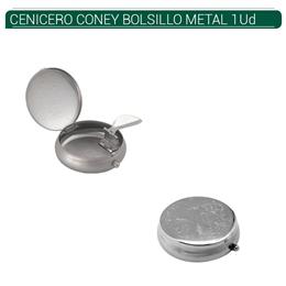 PROMO CENICEROS PAG26 SEP/OCT 24 CENICERO CONEY BOLSILLO METAL 1 Ud. 02.450 S/C