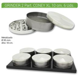 GRINDER 2 Part. CONEY XL 10 cm. 6 Uds. 02.12338