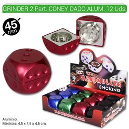 GRINDER 2 Part. CONEY ALU. DADO 12 Uds. 02.12306