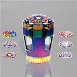 GRINDER 4 Part. ATOMIC PSYCHO RAINBOW 50mm 6 Uds. 02.12121