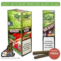 JUICY JAYS HEMP WRAP RED ALERT 25 Uds.9902262