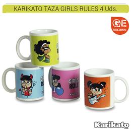 KARIKATO TAZA GIRLS RULE 4 Uds. KK22