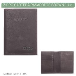 ZIPPO CARTERA PASAPORTE BROWN 1 Ud. 2005419