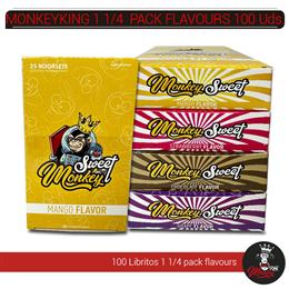 MONKEYKING 1 1/4 PACK FLAVOURS SURT. 100 Uds. MSW114