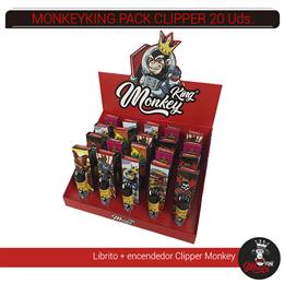 MONKEYKING CLIPPER+LIBRITO YELOW 20 Uds.