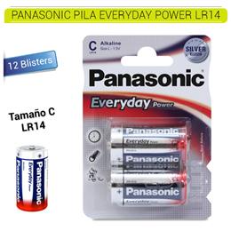 PANASONIC PILA EVERYDAY POWER LR14 12 Blísters