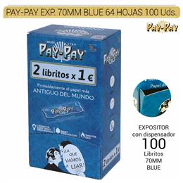 PAY-PAY EXP. 70 MM 64 HOJAS BLUE 100 Lib. EXPBLUEPAY