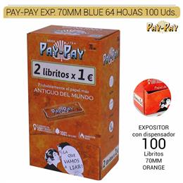 PAY-PAY EXP. 70 MM 64 HOJAS ORANGE 100 Lib. EXPORANGEPAY