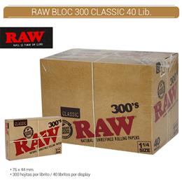RAW BLOC 300 CLASSIC 40 Lib.