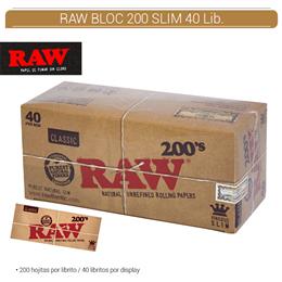 RAW BLOC 200 SLIM 40 Lib.