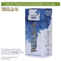 RIZLA TARJETA AROMA MINT 25 Uds.