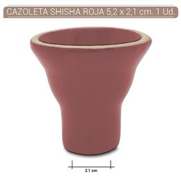 CAZOLETA SHISHA ROJA 5,2 x 2,1 cm. 1 Ud. 124.79602