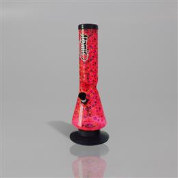 BONG ATOMIC BLOSSOM ROSA BASE CAUCHO 30 cm. 1 Ud. 02.12835P