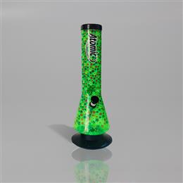 BONG ATOMIC BLOSSOM VERDE BASE CAUCHO 30 cm. 1 Ud. 02.12835G