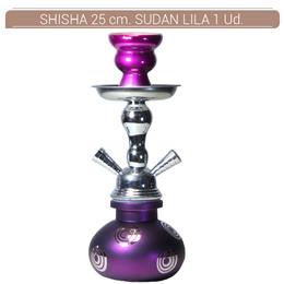 SHISHA 25 cm. 2 Mang. SUDAN LILA 1 Ud. 02.30745