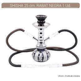 SHISHA 25 cm. 2 Mang. RABAT NEGRA 1 Ud. 02.30671