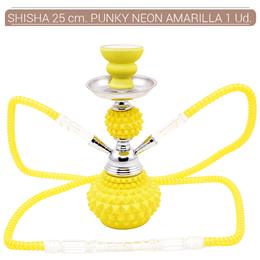 SHISHA 25 cm. 2 Mang. PUNKY NEON AMARILLA 1 Ud. 02.30687