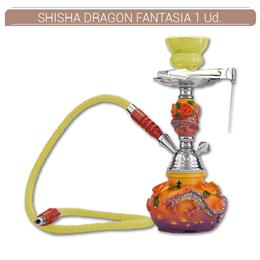 SHISHA 30 cm. 1 Mang. DRAGON RESINA 1 Ud. 02.30009