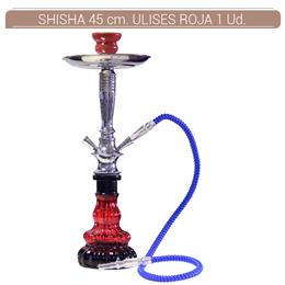 SHISHA 45 cm. 2 Mang. ULISES ROJA 1 Ud. 02.30564