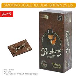 SMOKING DOBLE REGULAR BROWN 25 Lib.