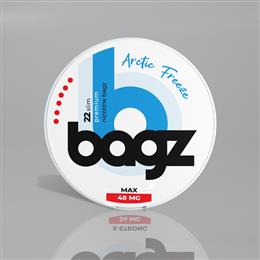 BAGZ NICOTINE 22 SACS ARTIC FREEZE 48 mg/m 5 Uds. BAGZ-10