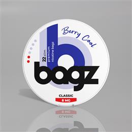 BAGZ NICOTINE 22 SACS BERRY COOL 8 mg/m 5 Uds. BAGZ-03