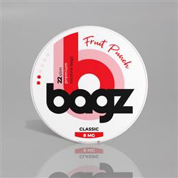 BAGZ NICOTINE 22 SACS FRUIT PUNCH 8 mg/m 5 Uds. BAGZ-05