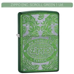 ZIPPO ENC. ZIPPO SCROLL GREEN 1 Ud. 60003446