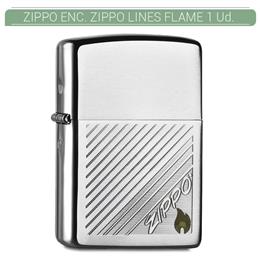 ZIPPO ENC. ZIPPO LINES FLAME 1 Ud. 60000663