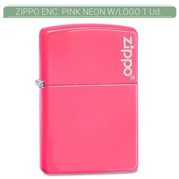 ZIPPO ENC. PINK NEON W/LOGO 1 Ud. 60002135