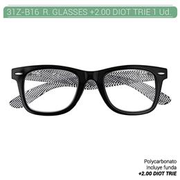 ZIPPO READING GLASSES +2.00 DIOT TRIE 1 Ud. 31Z-B16-BLK200 [2006157]