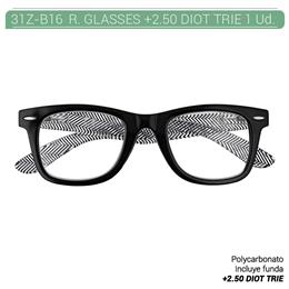 ZIPPO READING GLASSES +2.50 DIOT TRIE 1 Ud. 31Z-B16-BLK250 [2006158]