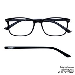 ZIPPO READING GLASSES +3.00  DIOT TRIE 1 Ud. 31Z-B24-BLK300