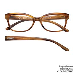 ZIPPO READING GLASSES +1.00 DIOT TRIE 1 Ud. 31Z-PR57-100