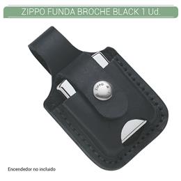 ZIPPO FUNDA BROCHE BLACK 1 Ud. 60001221 [50859120]