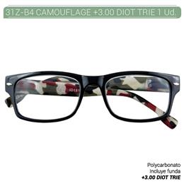 ZIPPO CAMOUFLAGE READING GLASSES +3.00 DIOT TRIE 1 Ud. 31Z-B4-300 2004926