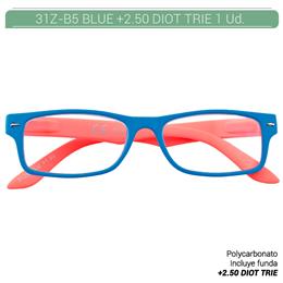 ZIPPO BLUE READING GLASSES +2.50 DIOT TRIE 1 Ud. 31Z-B5-BLU250 2004968