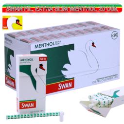 SWAN FILTROS EXTRA SLIM POP&TIPS MENTHOL 5,7 mm 20 Uds.