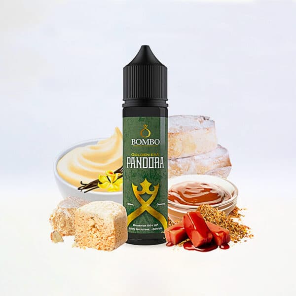 BOMBO E-LIQUID PANDORA GOLDEN ERA BOOSTER 00 mg 50 ml 1 Ud.