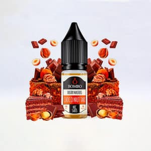 BOMBO NIC SALTS CHOCO NUT TART PASTRY MASTERS 20 mg 10 ml 1 Ud.