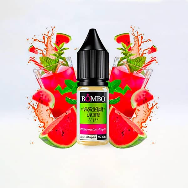 BOMBO NIC SALTS WATERMELON MOJITO WAILANI JUICE 10 mg 10 ml 1 Ud.