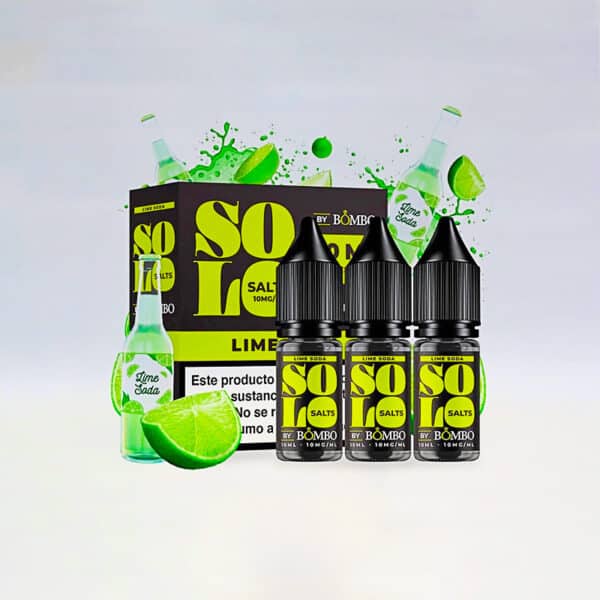 BOMBO SOLO SALTS LIME SODA 10 mg 10 ml 3 Uds.