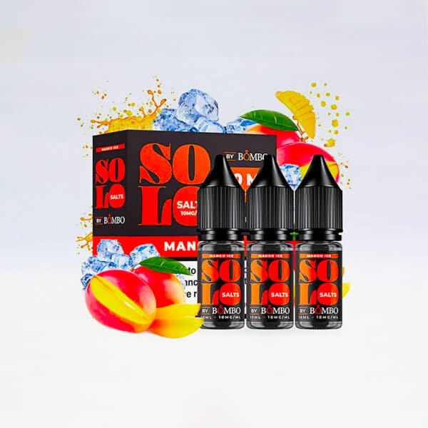 BOMBO SOLO SALTS MANGO ICE 10 mg 10 ml 3 Uds.