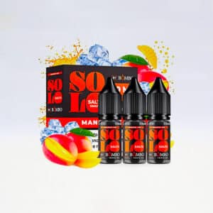 BOMBO SOLO SALTS MANGO ICE 20 mg 10 ml 3 Uds.